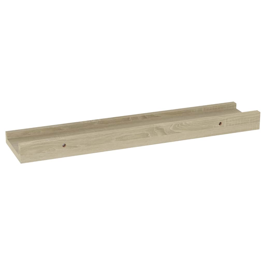Wandschappen 4 st 40x9x3 cm sonoma eikenkleurig is nu te koop bij PeponiXL, paradijselijk wonen!