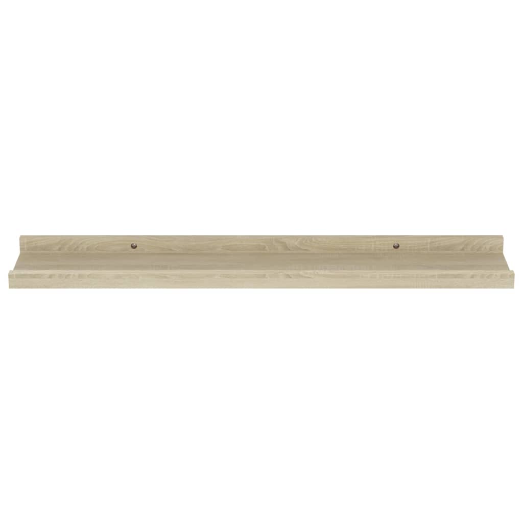 Wandschappen 4 st 60x9x3 cm sonoma eikenkleurig is nu te koop bij PeponiXL, paradijselijk wonen!