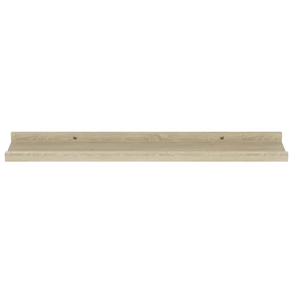 Wandschappen 4 st 60x9x3 cm sonoma eikenkleurig is nu te koop bij PeponiXL, paradijselijk wonen!
