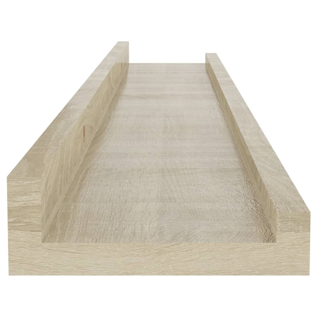 Wandschappen 4 st 60x9x3 cm sonoma eikenkleurig is nu te koop bij PeponiXL, paradijselijk wonen!