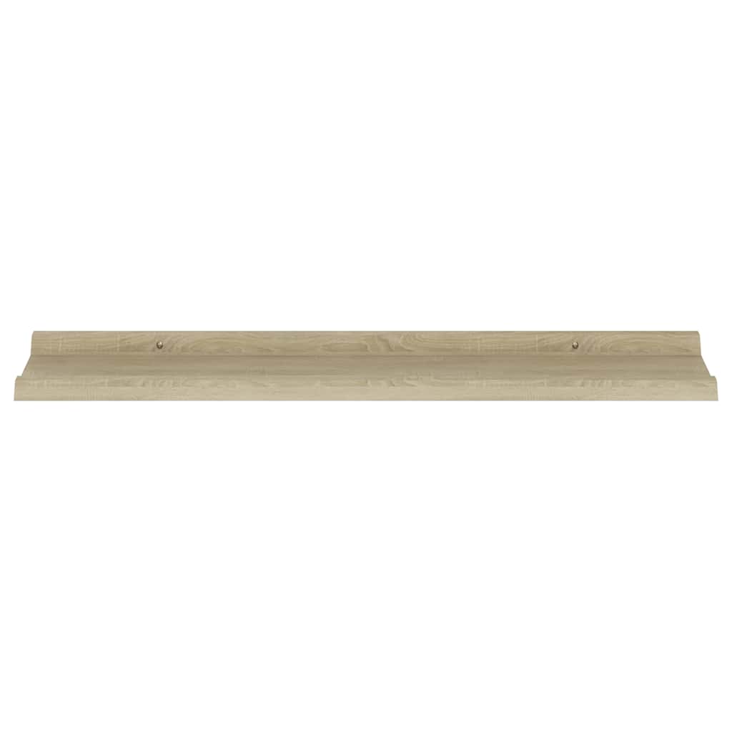Wandschappen 4 st 80x9x3 cm sonoma eikenkleurig is nu te koop bij PeponiXL, paradijselijk wonen!