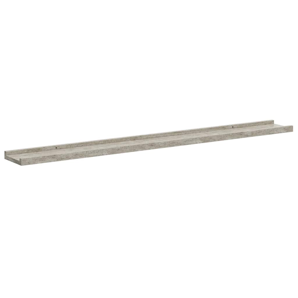 Wandschappen 2 st 100x9x3 cm betongrijs is nu te koop bij PeponiXL, paradijselijk wonen!