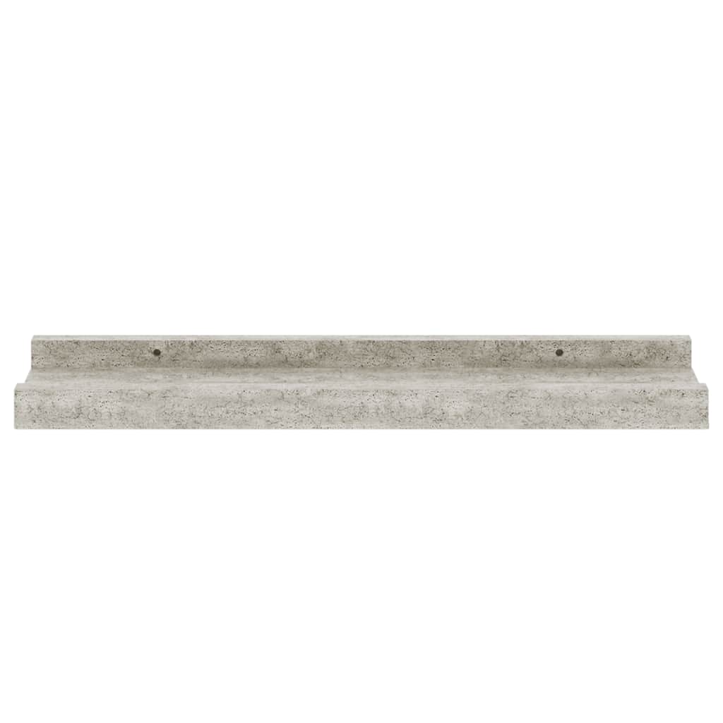 Wandschappen 4 st 40x9x3 cm betongrijs is nu te koop bij PeponiXL, paradijselijk wonen!