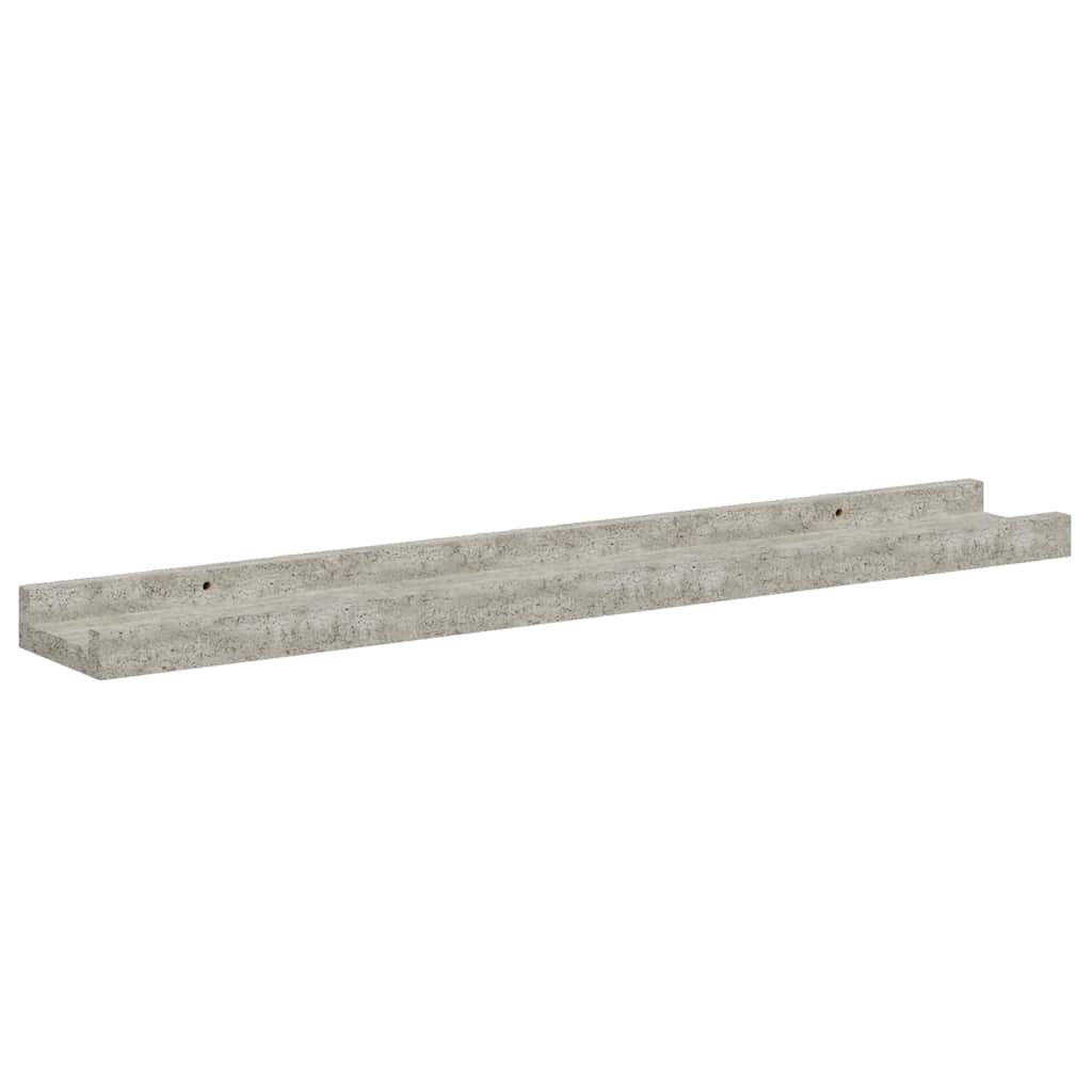 Wandschappen 4 st 60x9x3 cm betongrijs is nu te koop bij PeponiXL, paradijselijk wonen!