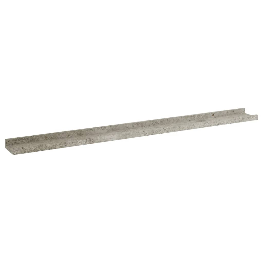 Wandschappen 4 st 100x9x3 cm betongrijs is nu te koop bij PeponiXL, paradijselijk wonen!