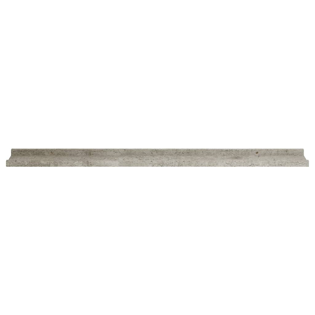 Wandschappen 4 st 100x9x3 cm betongrijs is nu te koop bij PeponiXL, paradijselijk wonen!