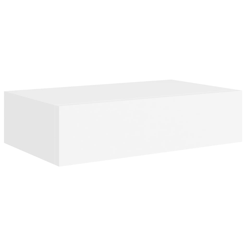 Wandschap met lade 40x23,5x10 cm MDF wit is nu te koop bij PeponiXL, paradijselijk wonen!