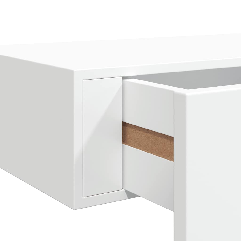 Wandschap met lade 40x23,5x10 cm MDF wit is nu te koop bij PeponiXL, paradijselijk wonen!
