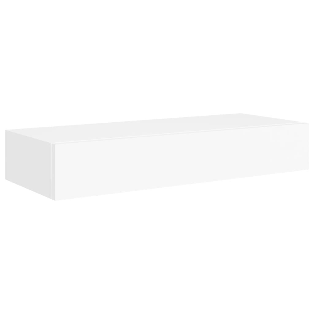 Wandschap met lade 60x23,5x10 cm MDF wit is nu te koop bij PeponiXL, paradijselijk wonen!