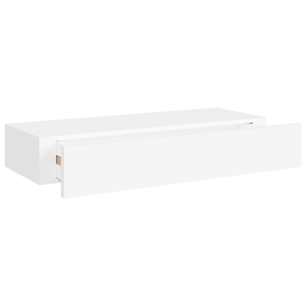 Wandschap met lade 60x23,5x10 cm MDF wit is nu te koop bij PeponiXL, paradijselijk wonen!