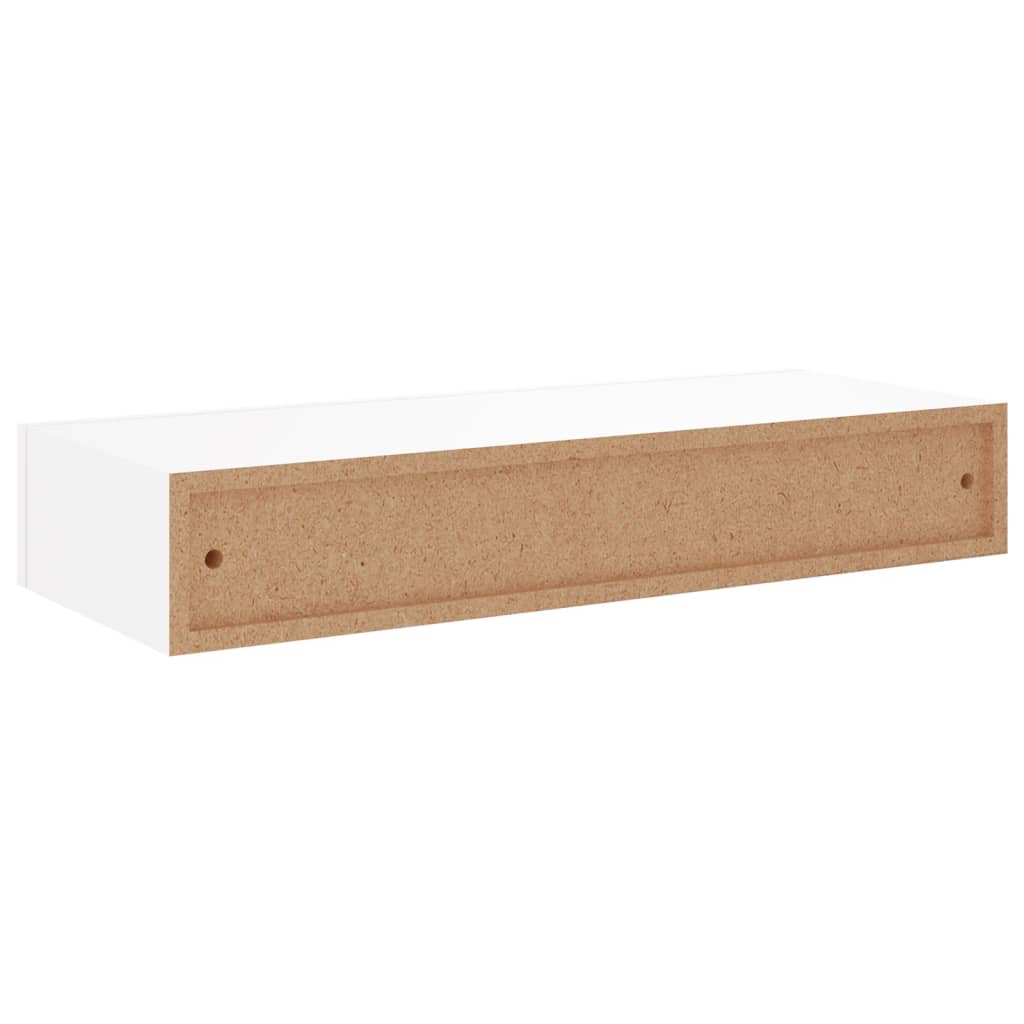 Wandschap met lade 60x23,5x10 cm MDF wit is nu te koop bij PeponiXL, paradijselijk wonen!