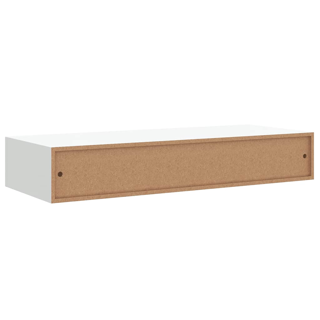 Wandschap met lade 60x23,5x10 cm MDF wit is nu te koop bij PeponiXL, paradijselijk wonen!