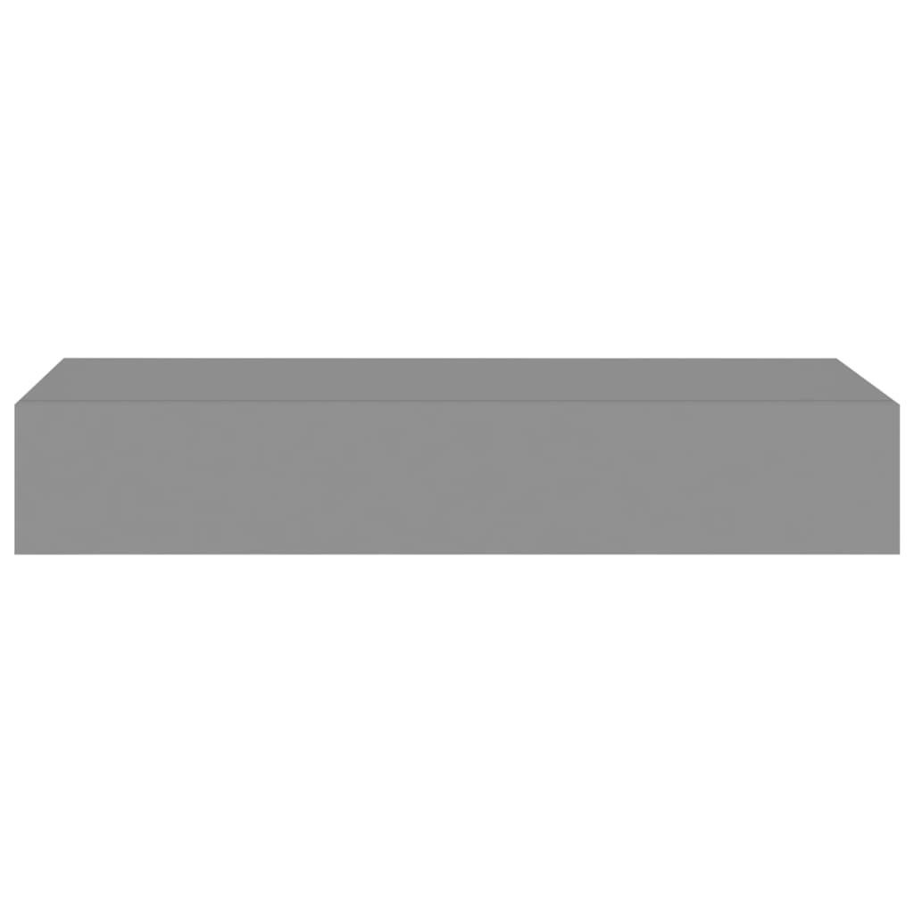 viaXL Wandschappen 2 st met lade 60x23,5x10 cm MDF grijs is nu te koop bij PeponiXL, paradijselijk wonen!