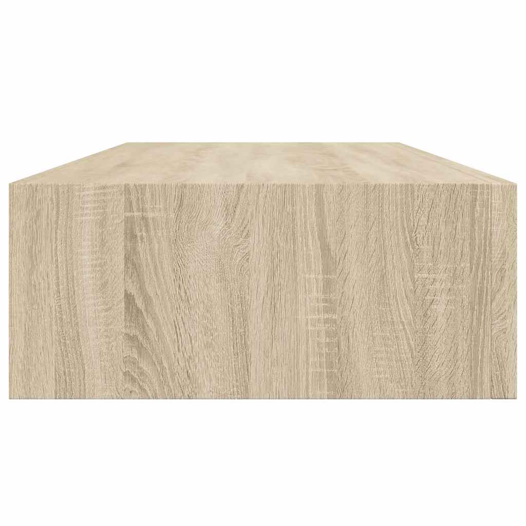 viaXL Wandschappen 2 st met lade 60x23,5x10 cm MDF eikenkleurig is nu te koop bij PeponiXL, paradijselijk wonen!