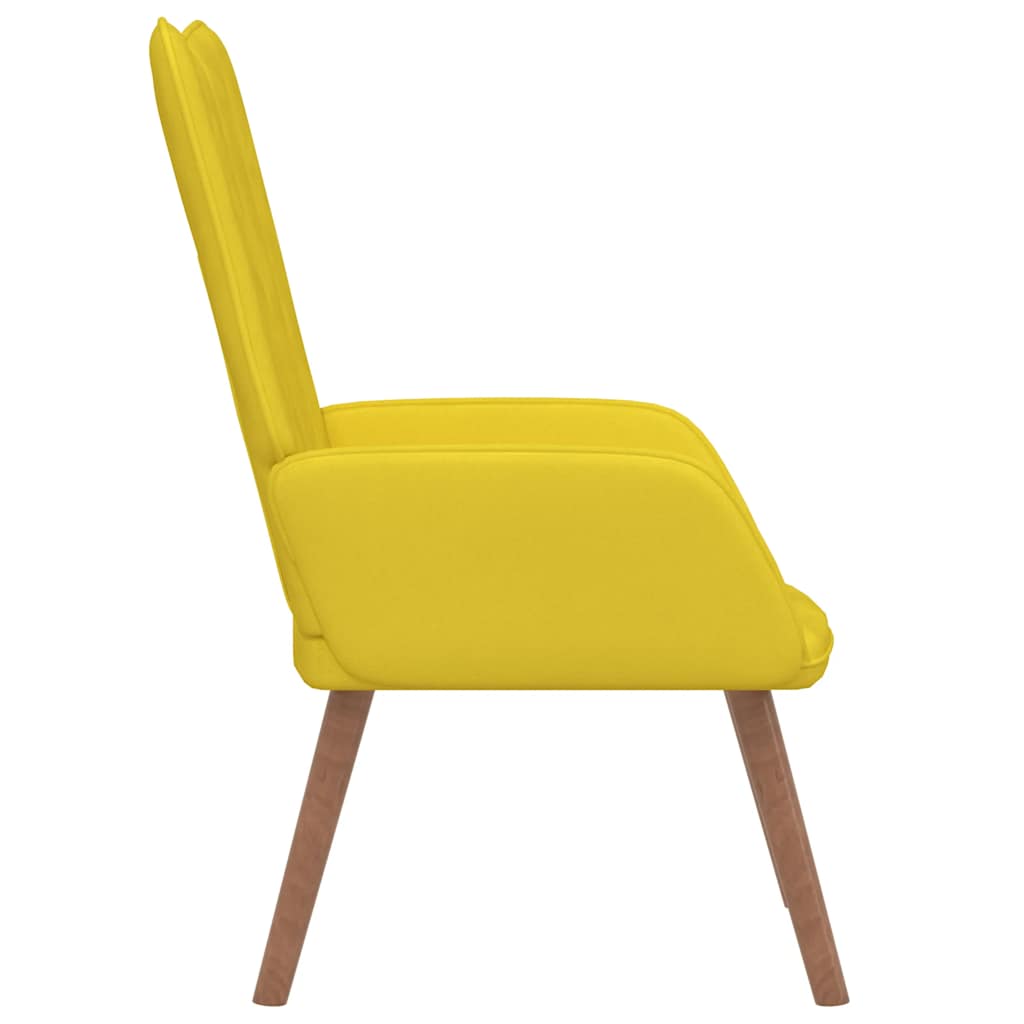 Relaxstoel fluweel mosterdgeel is nu te koop bij PeponiXL, paradijselijk wonen!