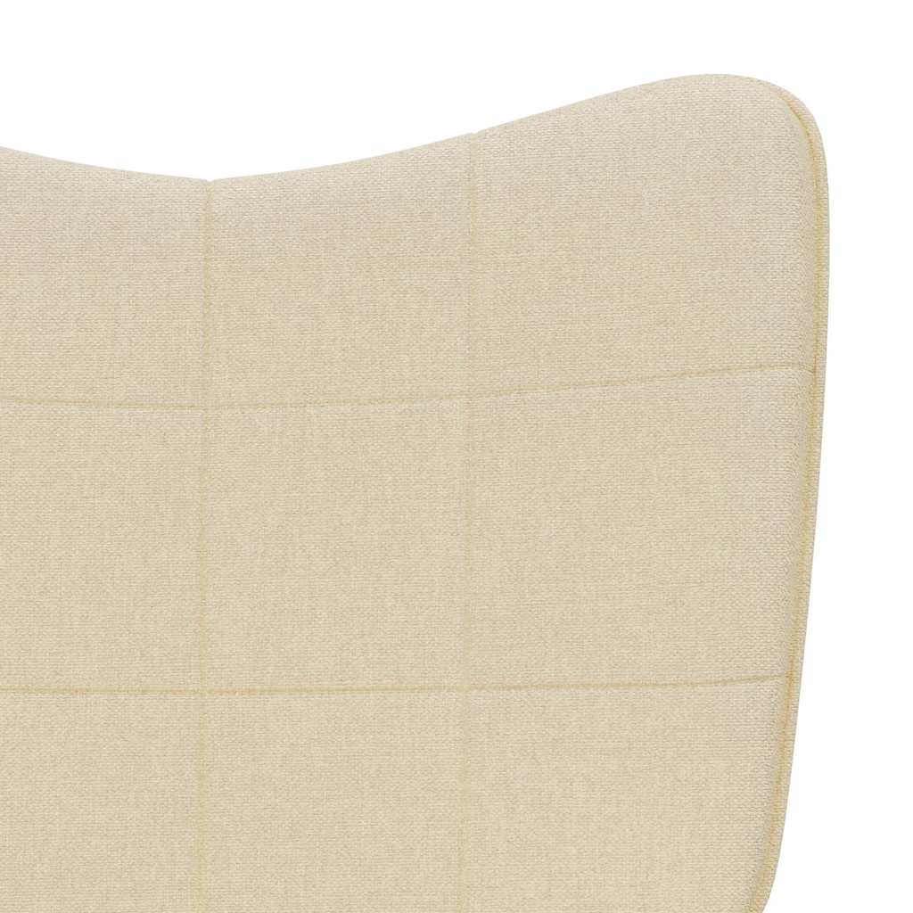 Relaxstoel stof crèmekleurig is nu te koop bij PeponiXL, paradijselijk wonen!