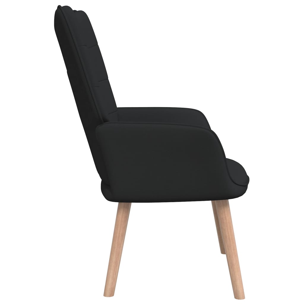 Relaxstoel stof zwart is nu te koop bij PeponiXL, paradijselijk wonen!
