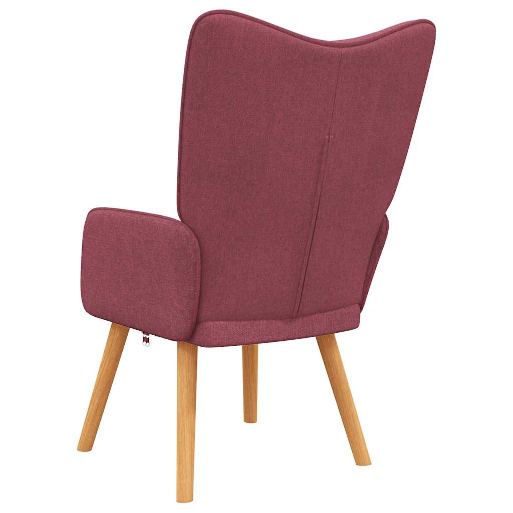 Relaxstoel stof wijnrood is nu te koop bij PeponiXL, paradijselijk wonen!