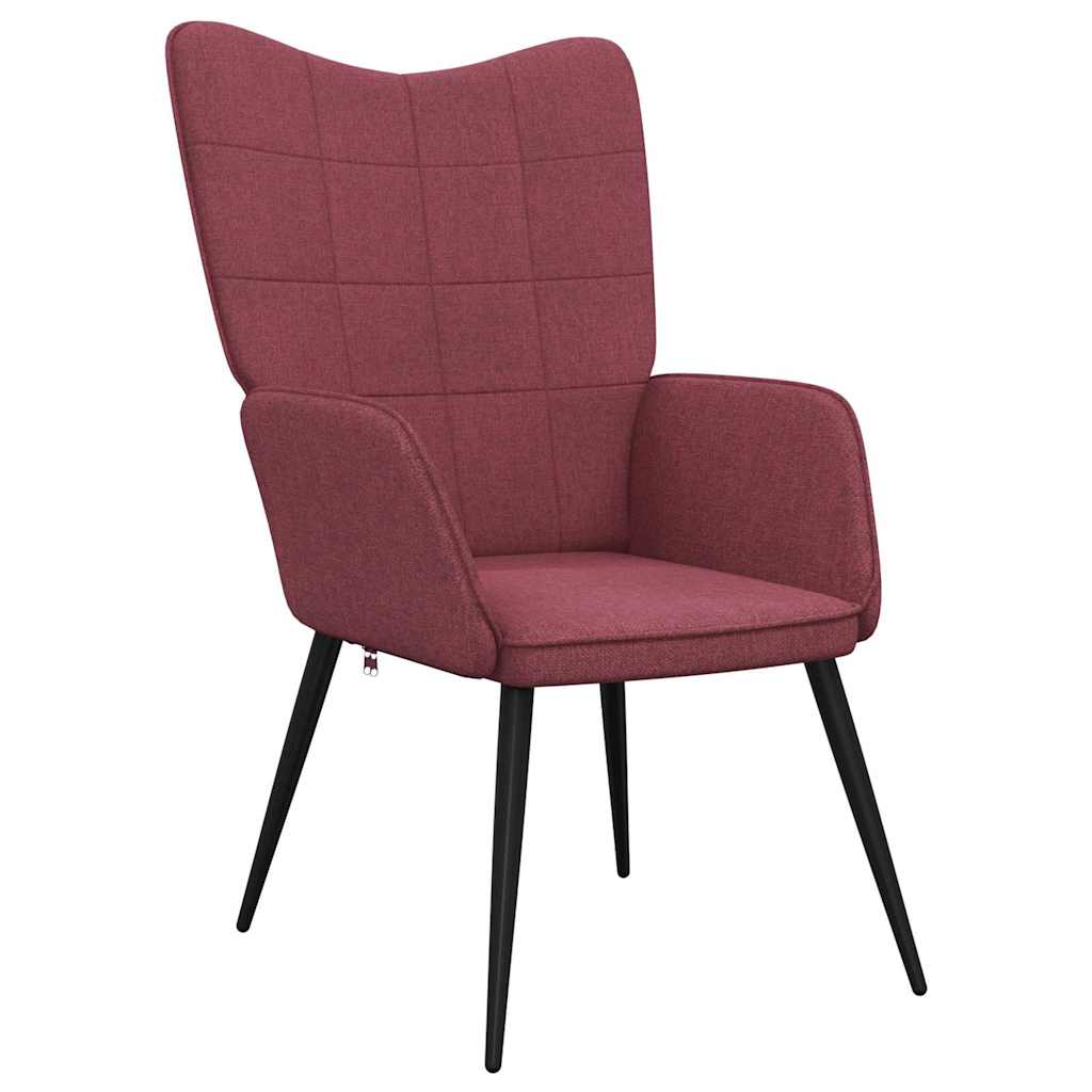 Relaxstoel stof wijnrood is nu te koop bij PeponiXL, paradijselijk wonen!