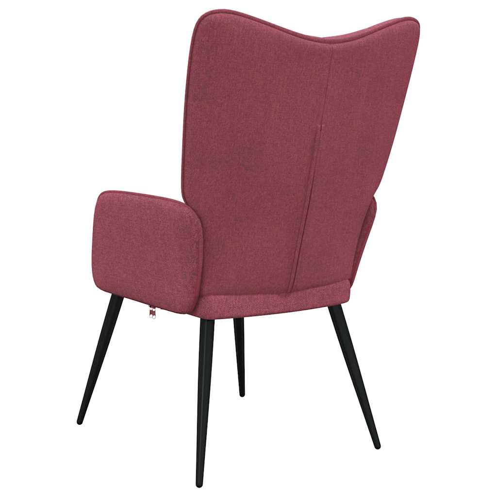 Relaxstoel stof wijnrood is nu te koop bij PeponiXL, paradijselijk wonen!