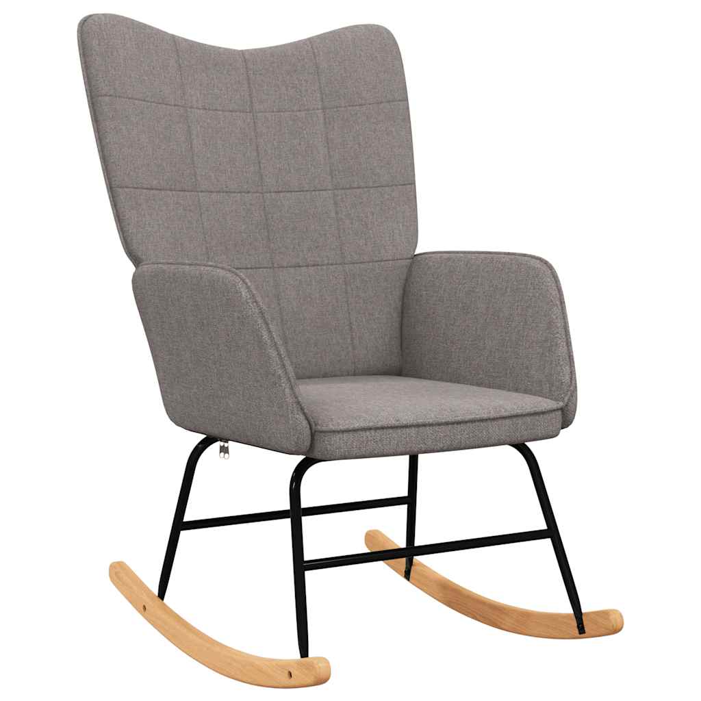 Schommelstoel stof taupe is nu te koop bij PeponiXL, paradijselijk wonen!