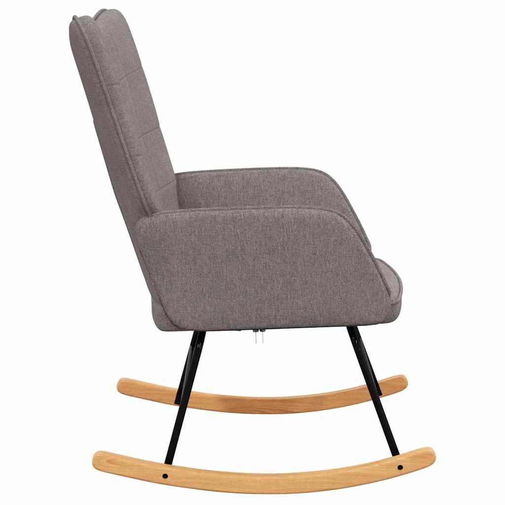 Schommelstoel stof taupe is nu te koop bij PeponiXL, paradijselijk wonen!