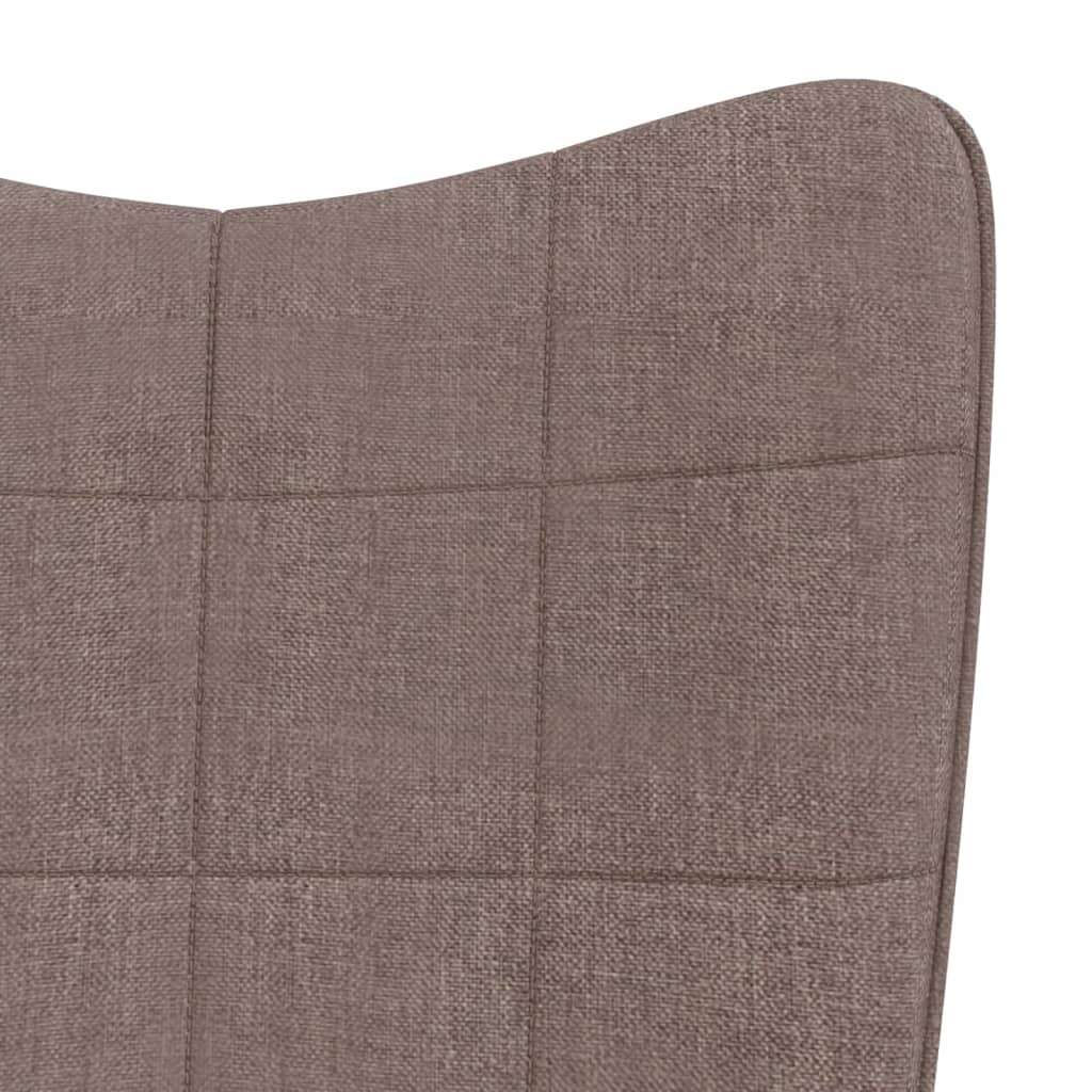 Schommelstoel stof taupe is nu te koop bij PeponiXL, paradijselijk wonen!