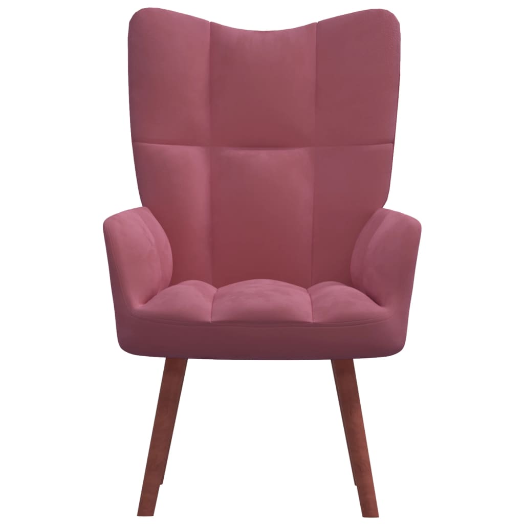 Relaxstoel fluweel roze is nu te koop bij PeponiXL, paradijselijk wonen!