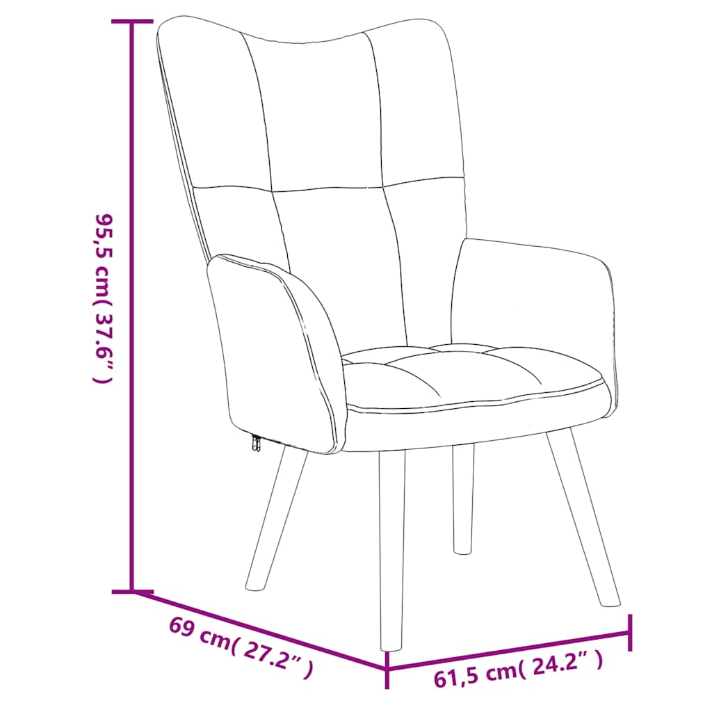 Relaxstoel fluweel zwart is nu te koop bij PeponiXL, paradijselijk wonen!