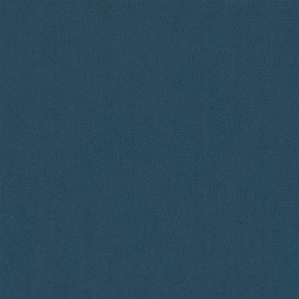 Relaxstoel met voetenbank fluweel blauw is nu te koop bij PeponiXL, paradijselijk wonen!