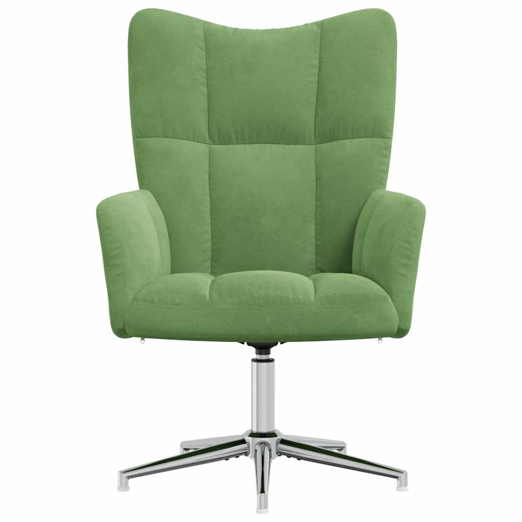 Relaxstoel fluweel lichtgroen is nu te koop bij PeponiXL, paradijselijk wonen!