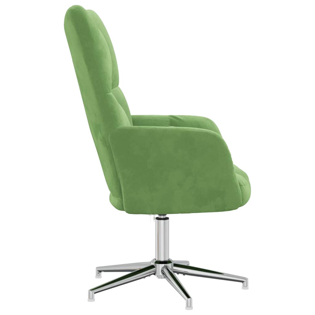Relaxstoel fluweel lichtgroen is nu te koop bij PeponiXL, paradijselijk wonen!