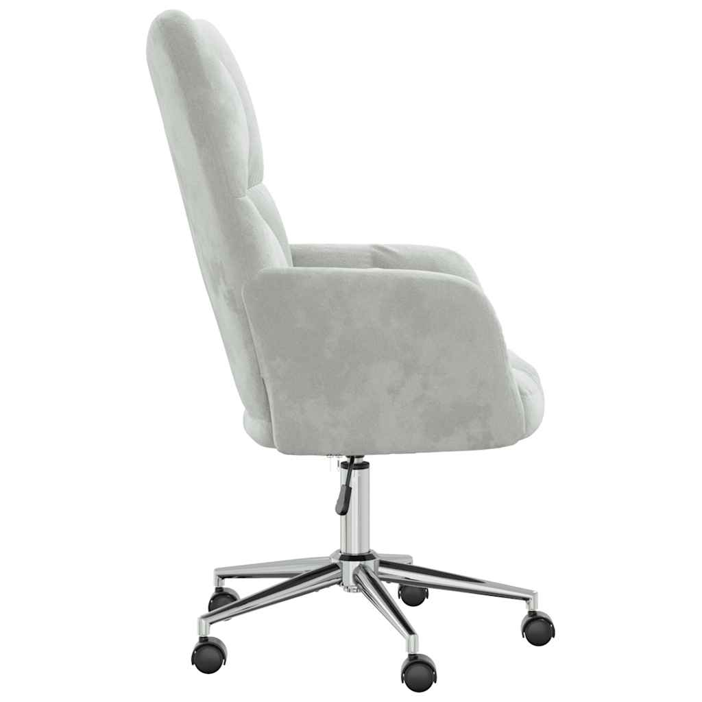 Relaxstoel fluweel lichtgrijs is nu te koop bij PeponiXL, paradijselijk wonen!