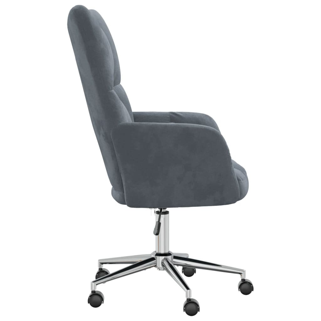 Relaxstoel fluweel donkergrijs is nu te koop bij PeponiXL, paradijselijk wonen!