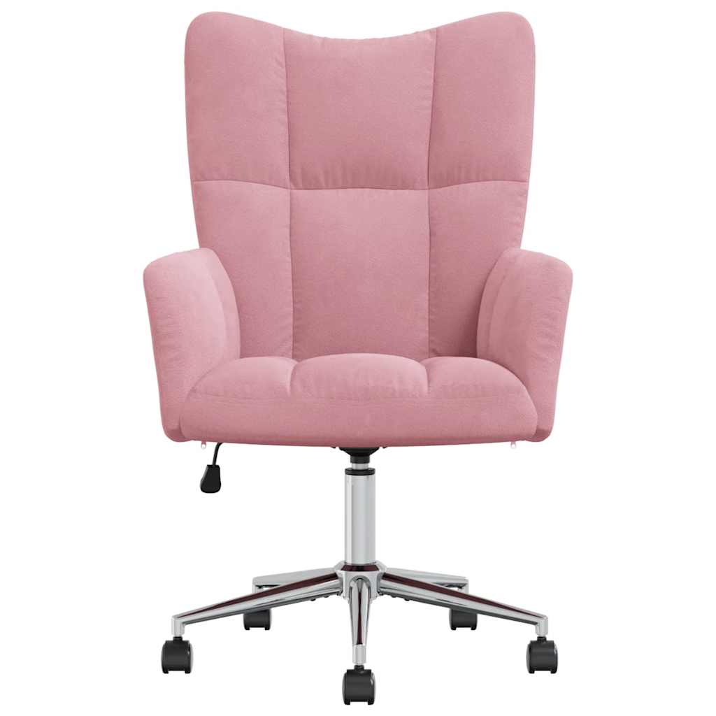 Relaxstoel fluweel roze is nu te koop bij PeponiXL, paradijselijk wonen!