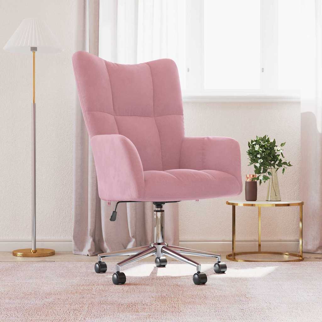 Relaxstoel fluweel roze is nu te koop bij PeponiXL, paradijselijk wonen!