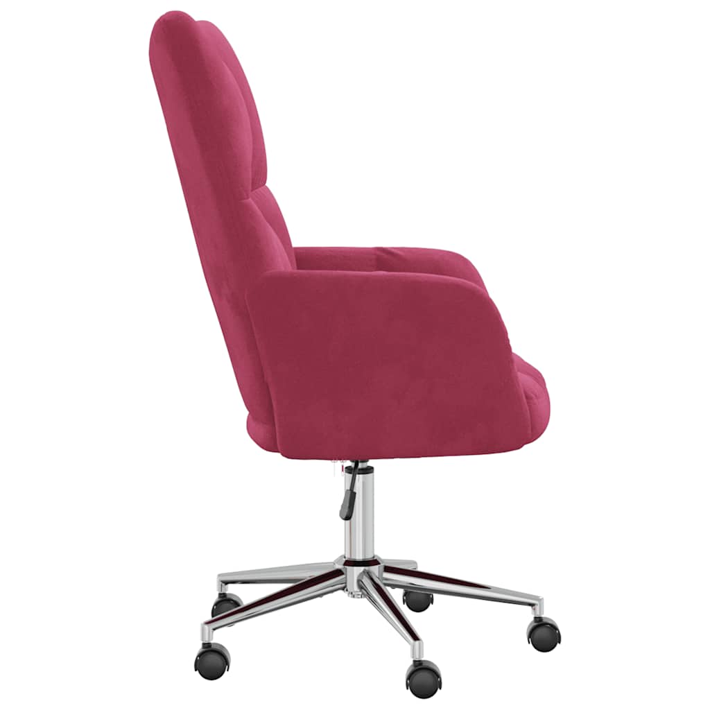 Relaxstoel fluweel wijnrood is nu te koop bij PeponiXL, paradijselijk wonen!