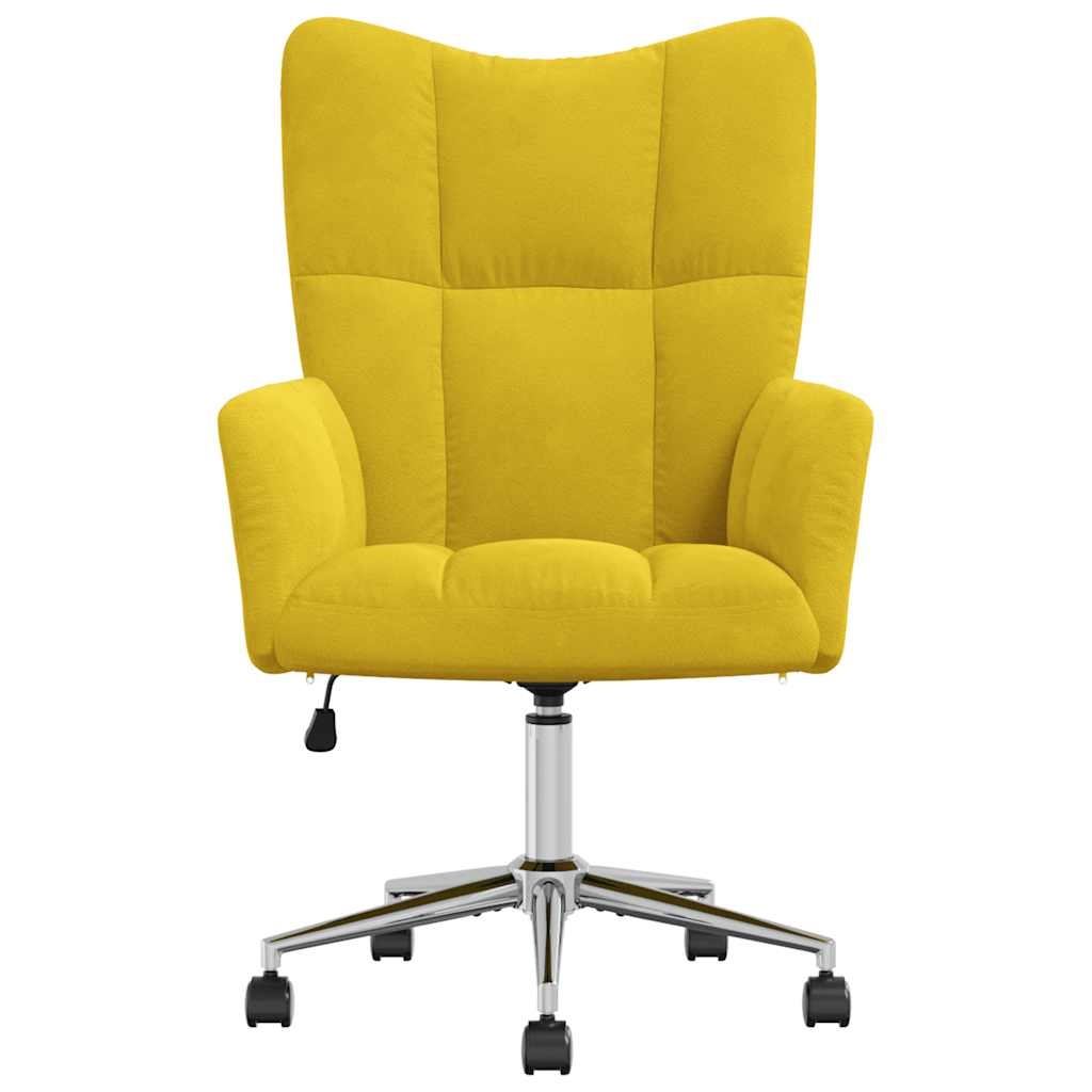 Relaxstoel fluweel mosterdgeel is nu te koop bij PeponiXL, paradijselijk wonen!