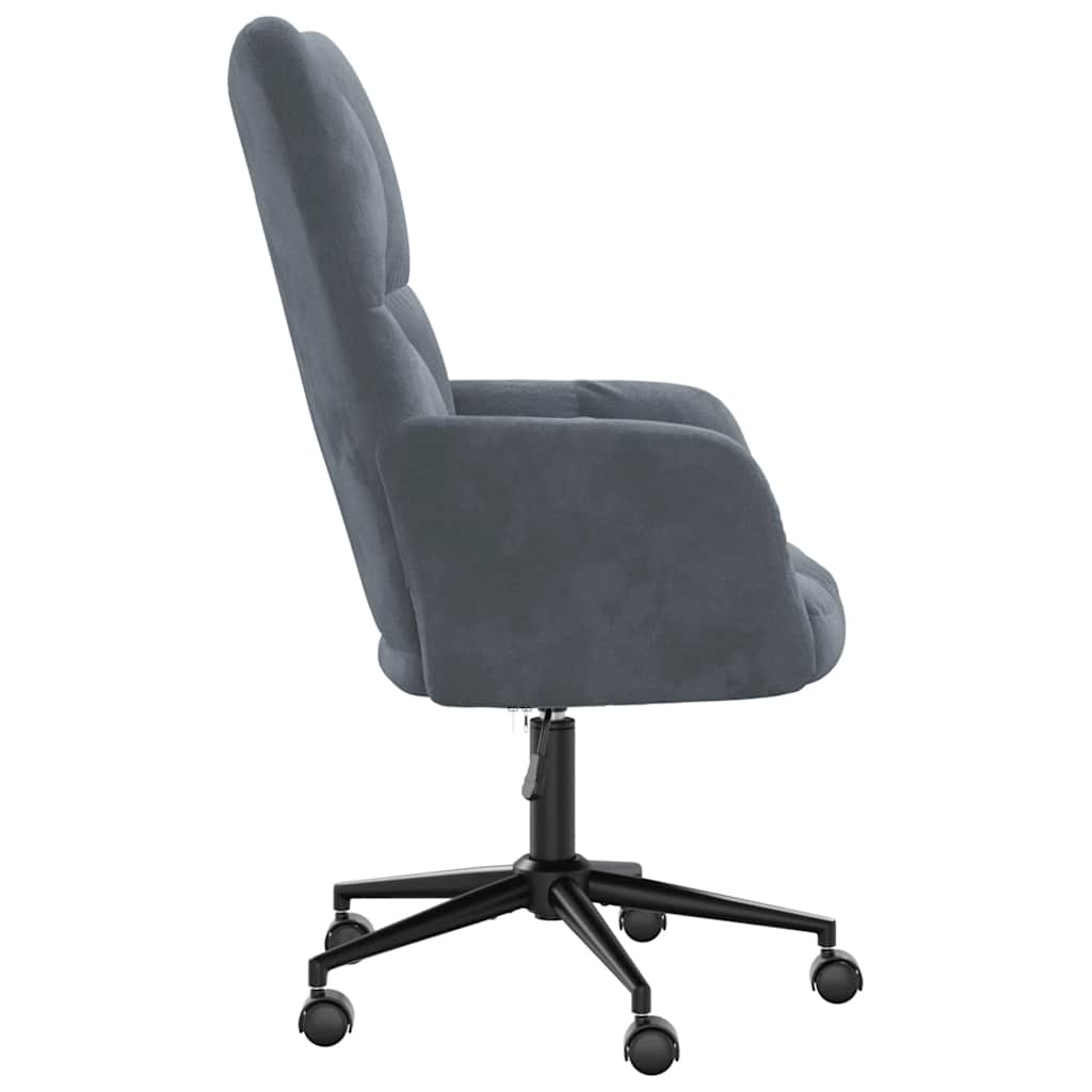 Relaxstoel fluweel donkergrijs is nu te koop bij PeponiXL, paradijselijk wonen!