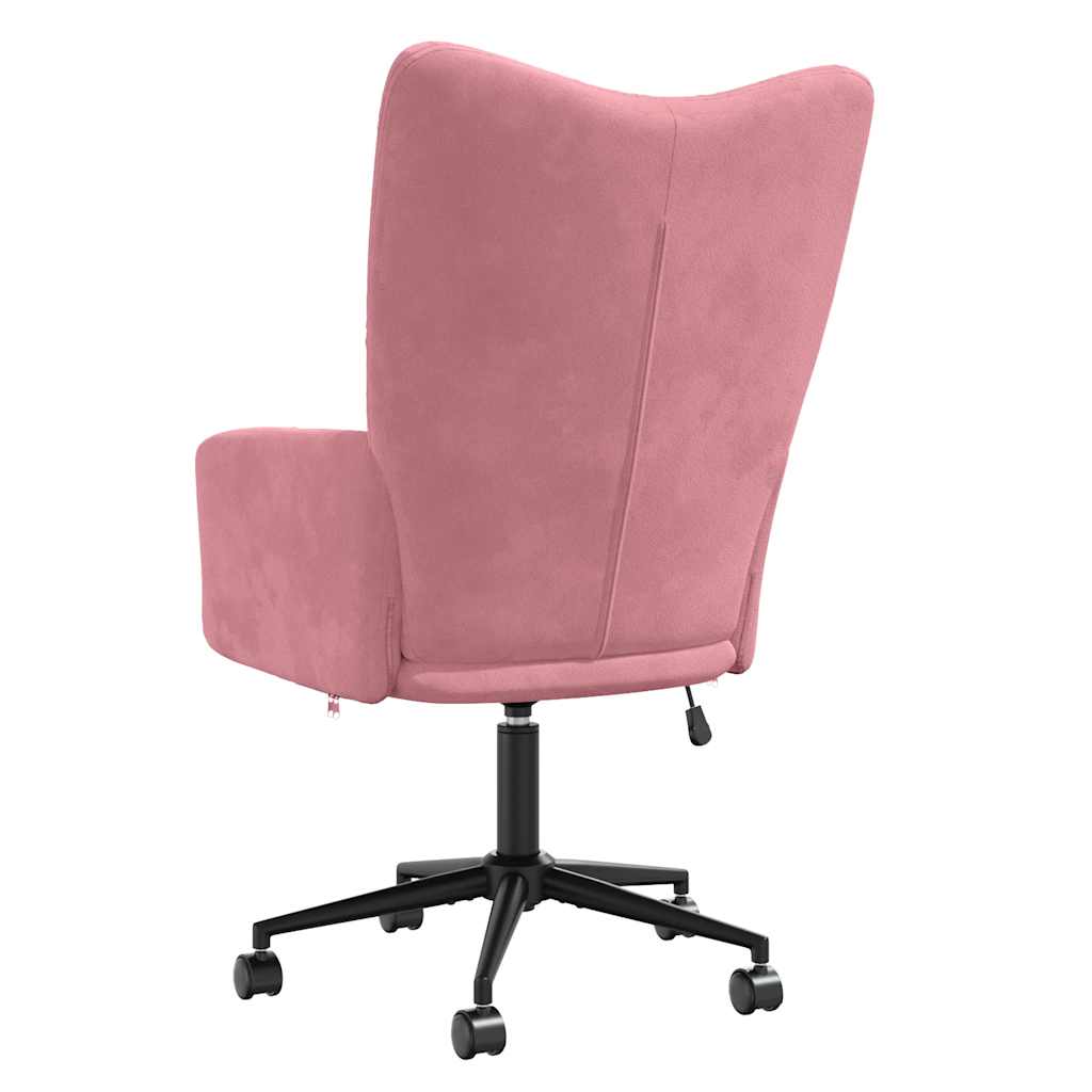 Relaxstoel fluweel roze is nu te koop bij PeponiXL, paradijselijk wonen!
