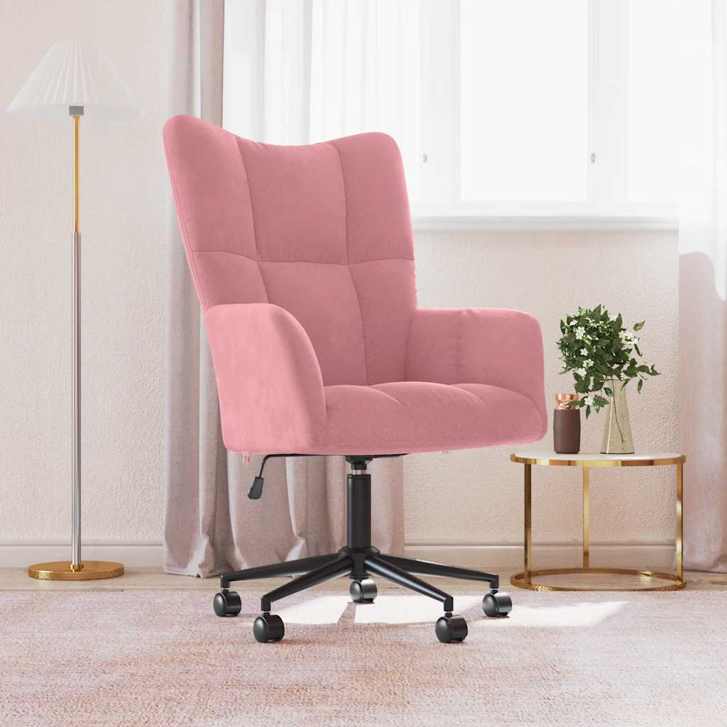 Relaxstoel fluweel roze is nu te koop bij PeponiXL, paradijselijk wonen!
