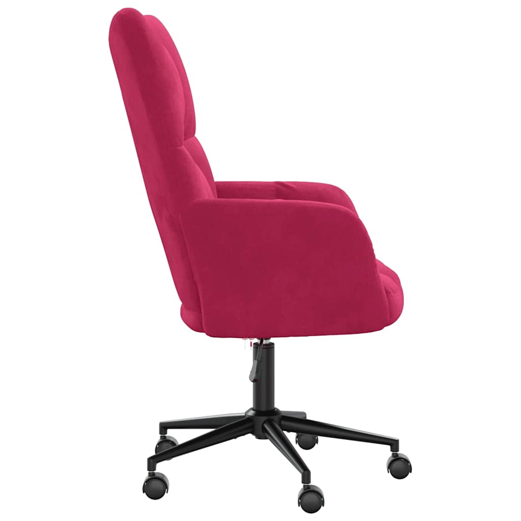 Relaxstoel fluweel wijnrood is nu te koop bij PeponiXL, paradijselijk wonen!