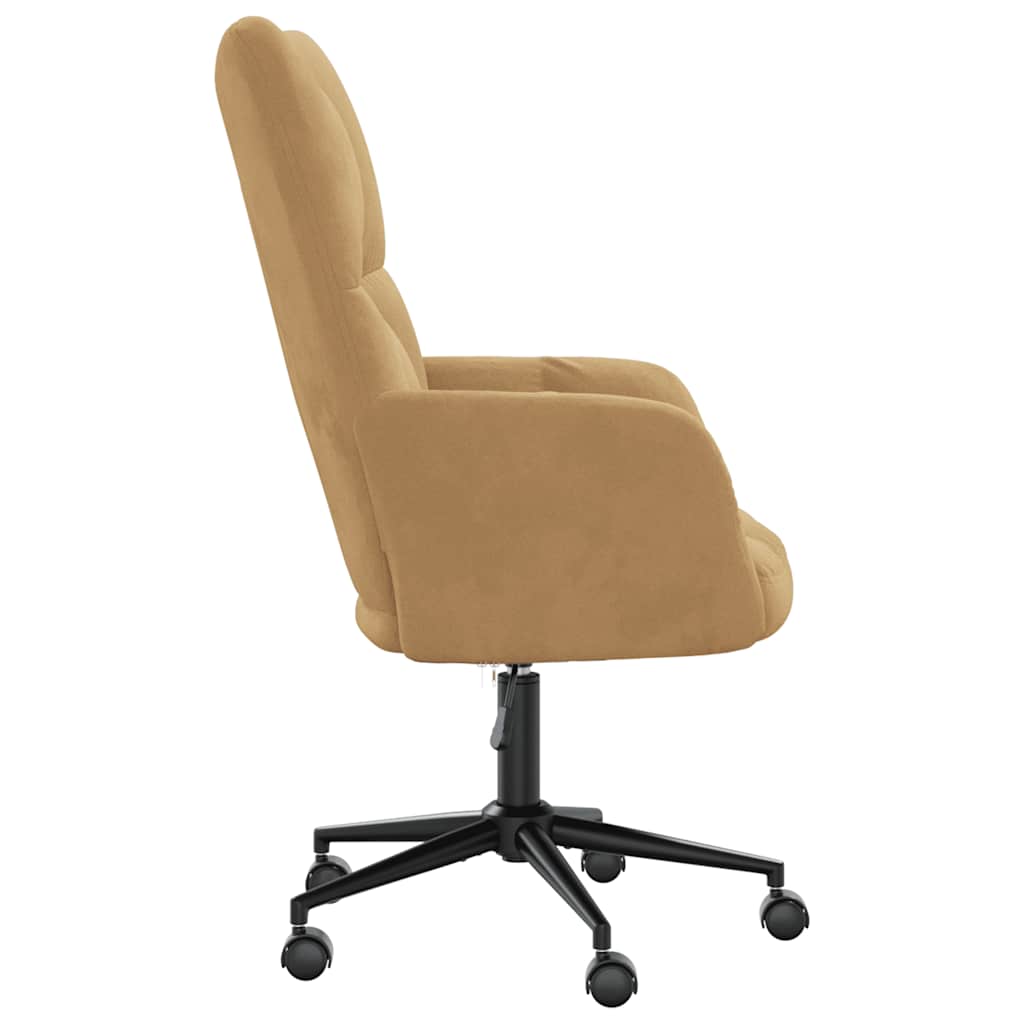 Relaxstoel fluweel bruin is nu te koop bij PeponiXL, paradijselijk wonen!
