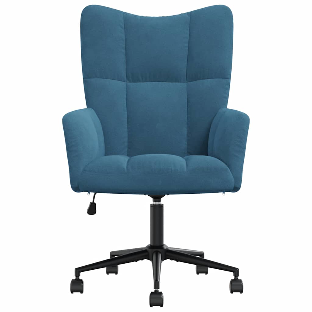 Relaxstoel fluweel blauw is nu te koop bij PeponiXL, paradijselijk wonen!
