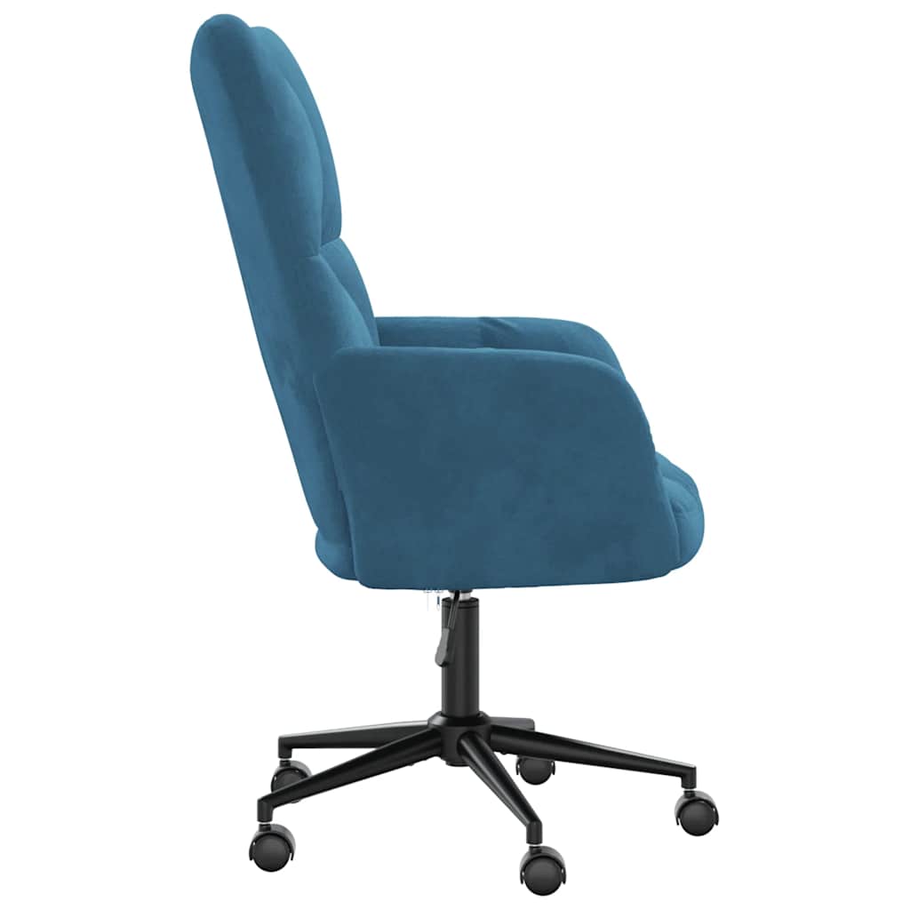 Relaxstoel fluweel blauw is nu te koop bij PeponiXL, paradijselijk wonen!