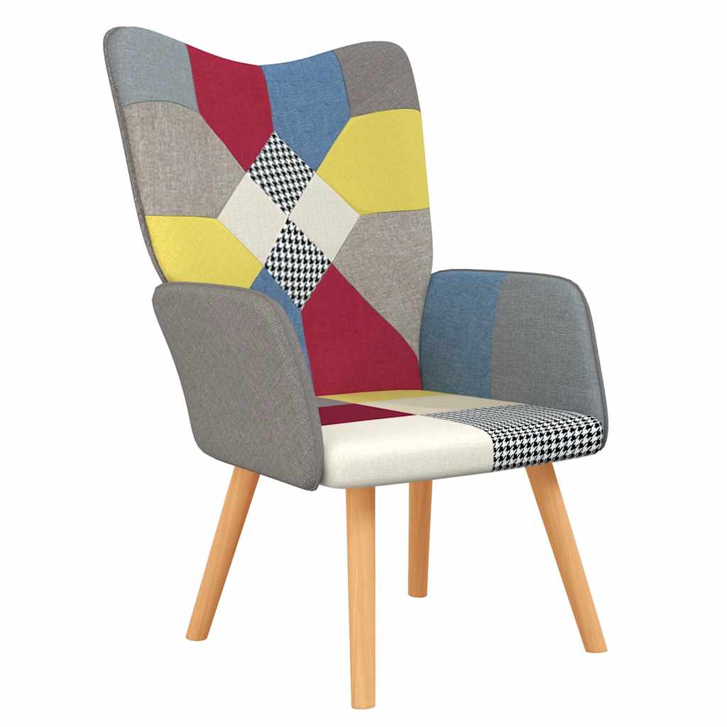 Relaxstoel patchwork stof is nu te koop bij PeponiXL, paradijselijk wonen!