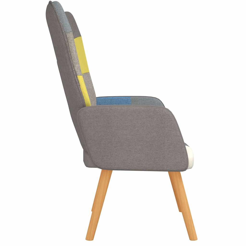 Relaxstoel patchwork stof is nu te koop bij PeponiXL, paradijselijk wonen!