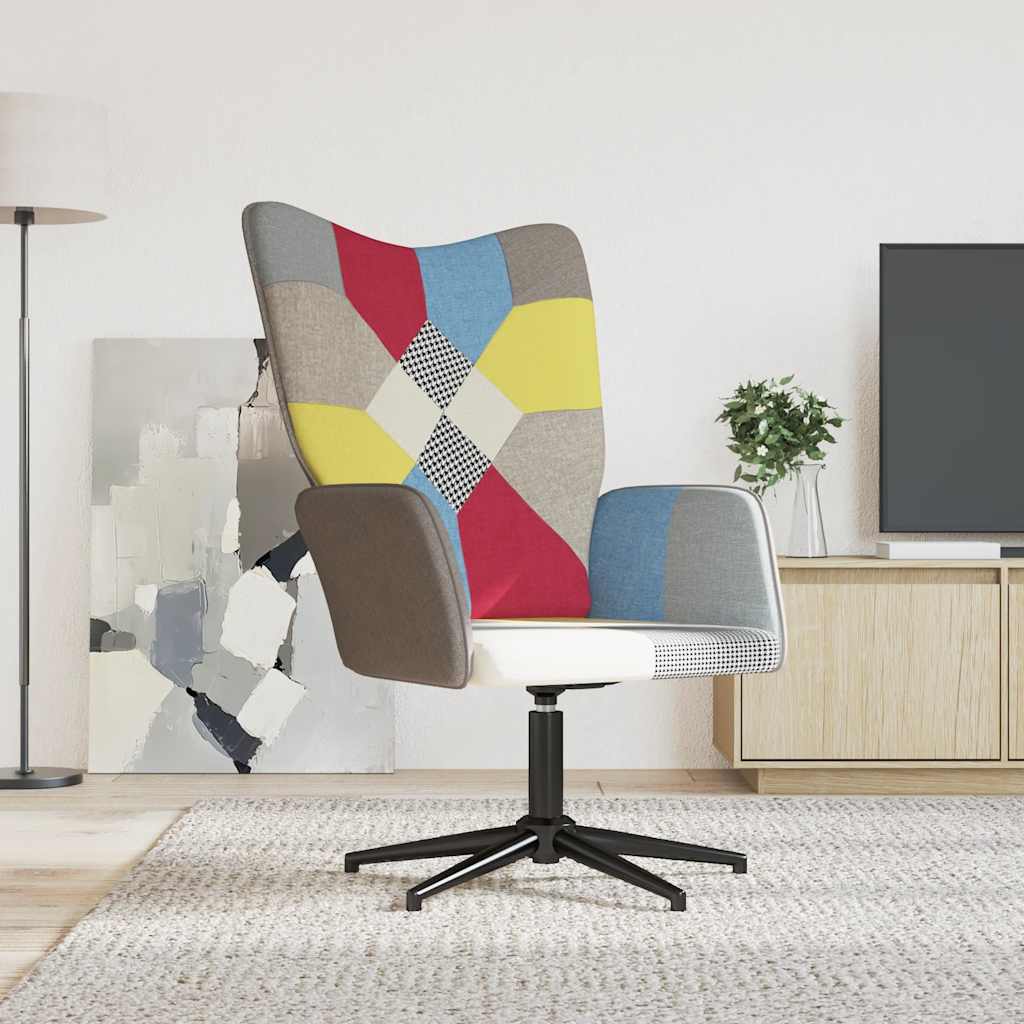 Relaxstoel patchwork stof is nu te koop bij PeponiXL, paradijselijk wonen!