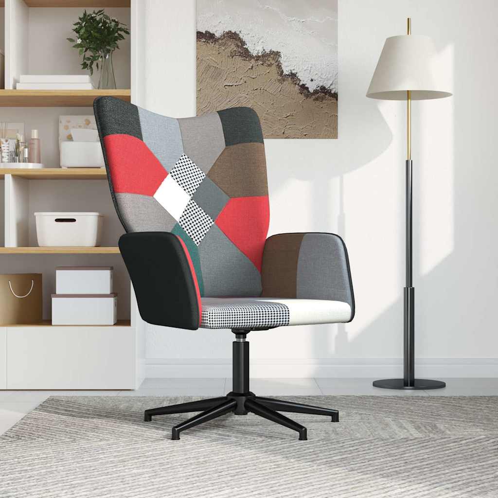 Relaxstoel patchwork stof is nu te koop bij PeponiXL, paradijselijk wonen!