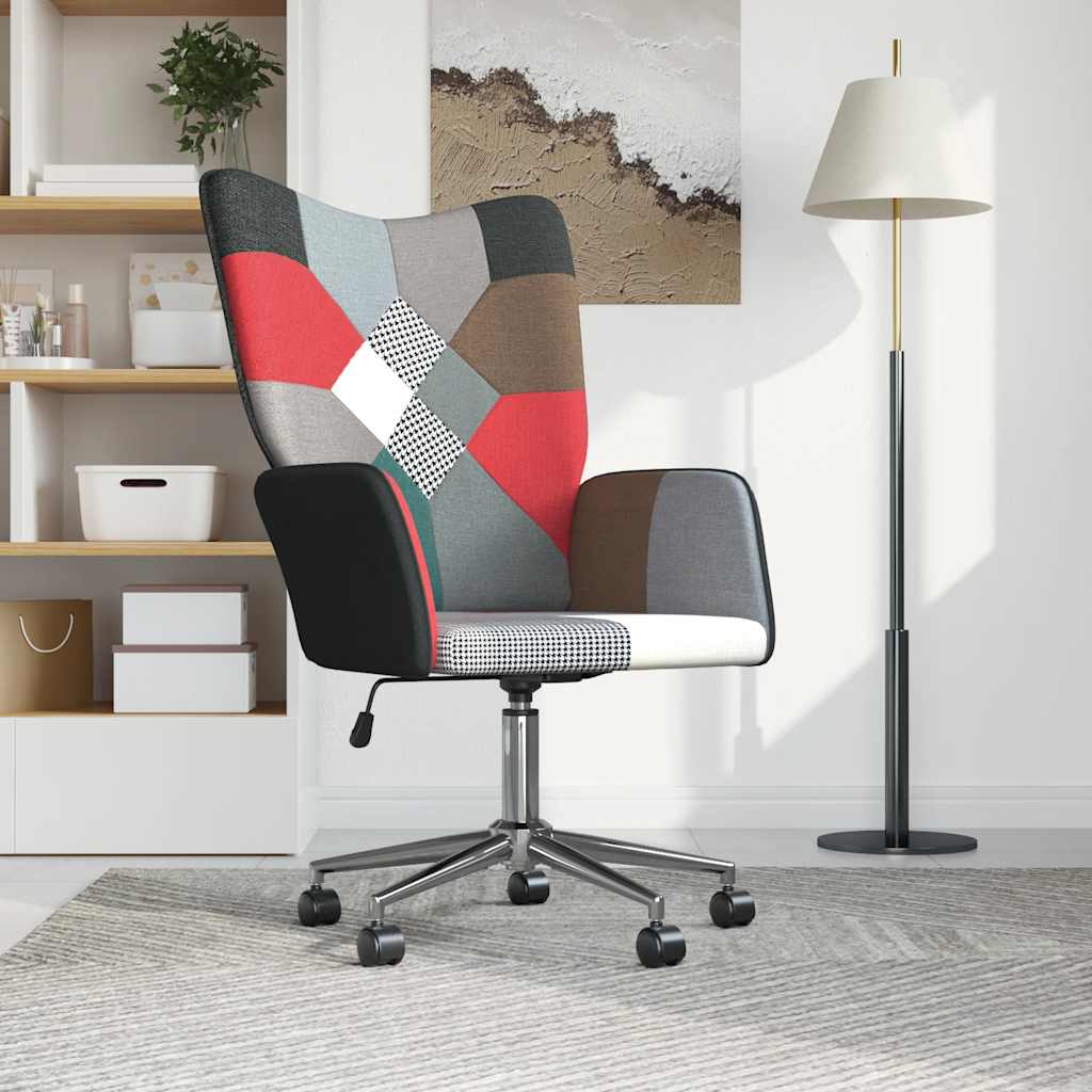 Relaxstoel patchwork stof is nu te koop bij PeponiXL, paradijselijk wonen!